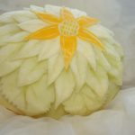 Carvingowa dekoracja z melona