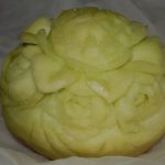 Melon Galia carving