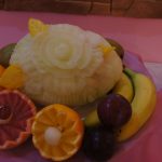 Carving w melonie - owocowy bufet