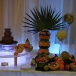 Fontanna czekoladowa i bufet owocowy - carving