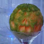 carving - melon cantaloupe