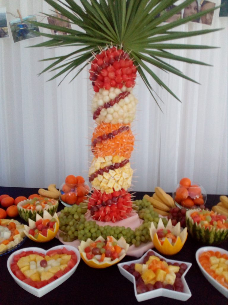 palma owocowa, dekoracje owocowe Koło, Turek, Kłodawa