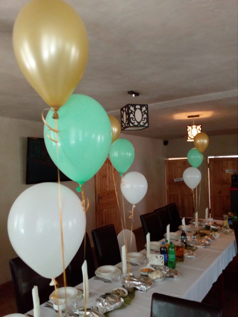 balony z helem, stroiki balonowe, dekoracje balonowe sal Turek, Koło, Konin, Kłodawa