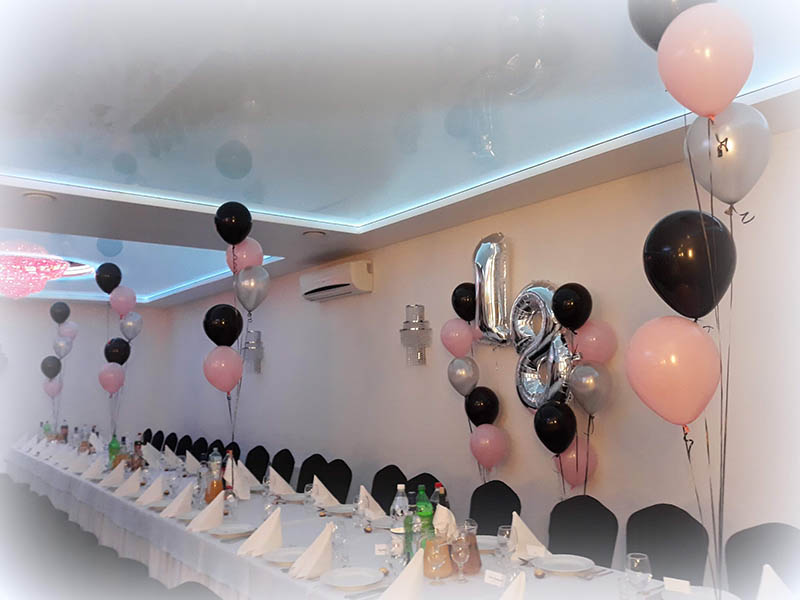 Dekoracje balonowe na imprezie