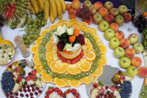 lustra owocowe, lustra z owocami, stół z owocami, fruit carving Koło, Turek, Września, Łódź, Warszawa