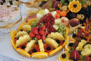 lustro z owocami, lustra owocowe, stół z owocami, fruit carving Koło, Turek, Łódź, Konin, Kalisz
