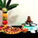 fontanna czekoladowa, palma owocowa, fruit carving, lustro z owocami, dekoracje owocowe,
